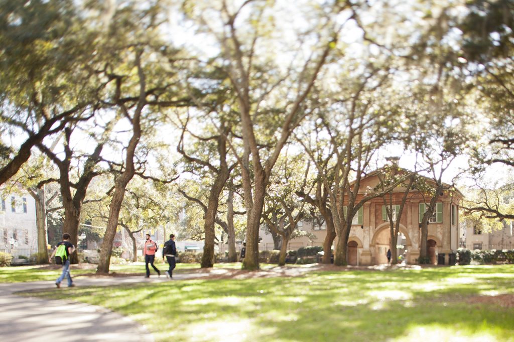 Porters Lodge in Cistern Yard at the College of Charleston