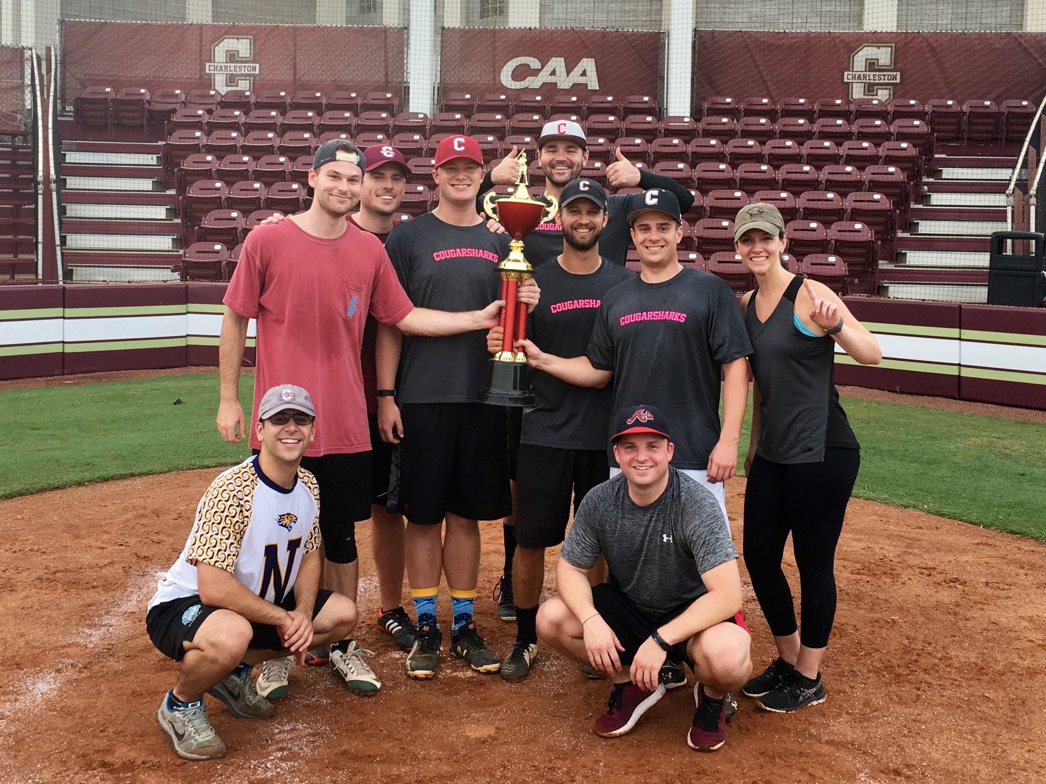 Cougarsharks Take CofC Faculty/Staff Softball Title