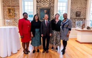 Alumni Michelle Mapp, Professor Sandra Slater, staff member Marla Robertson and student Cookie Desai were all recognized in this year's 2020 Phenomenal Women Awards. With the keynote given by CofC Alum Judge Jasmine Twitty.