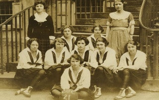 CofC first women's basketball team