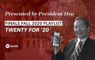 president hsu playlist graphic