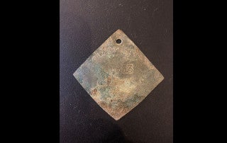 Slave Badge found at the College of Charleston