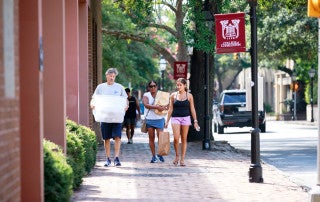 College of Charleston students move into dorms for Fall semester 2021.