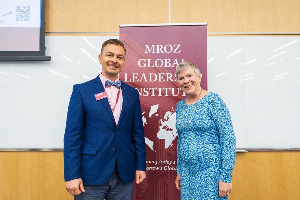 The John Edwin Mroz Global Leadership Institute held its Inaugural Convening at the College of Charleston, March 20–22, 2022. Guest speakers were the former deputy secretary of NATO and the current president of the National Endowment for Democracy.