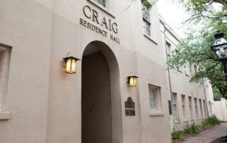 craig residence hall door