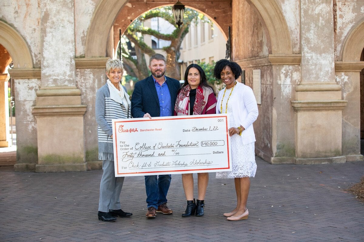 CofC Alumni Expand ChickfilA Scholarship for Graduate Students