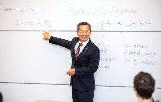 President Hsu teaching