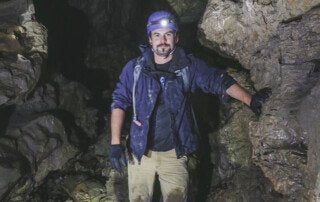 Matt Christie in Cave