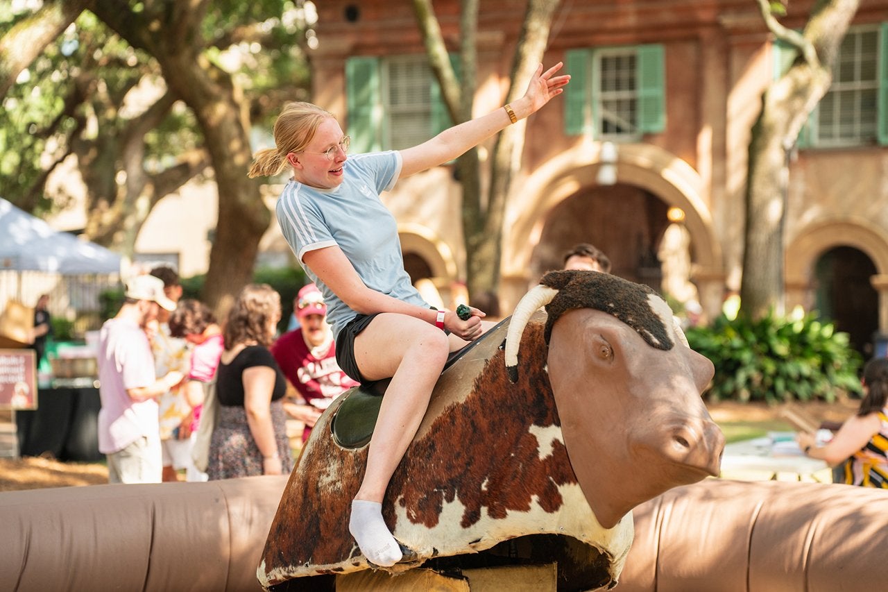 riding the bull in the cistern yard